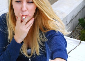 teens smoking